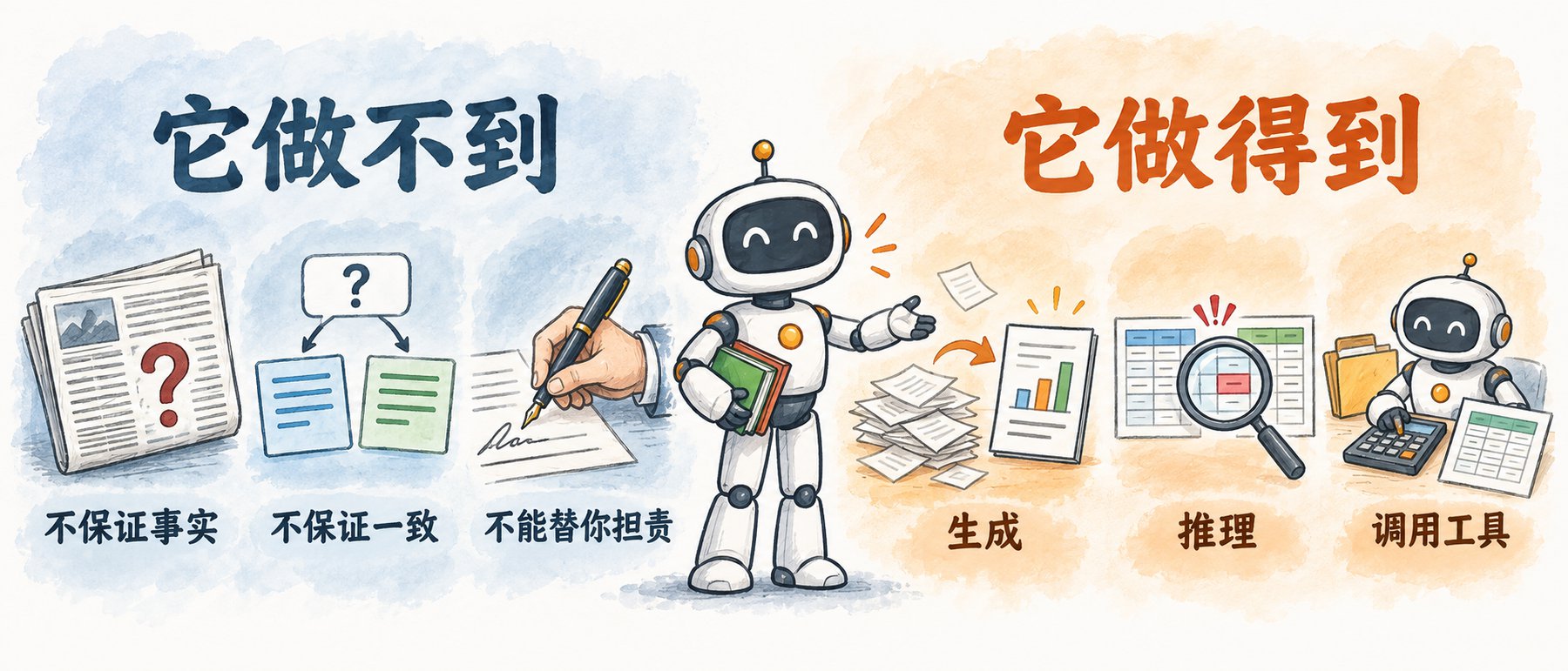 能做的三件事，做不到的三件事