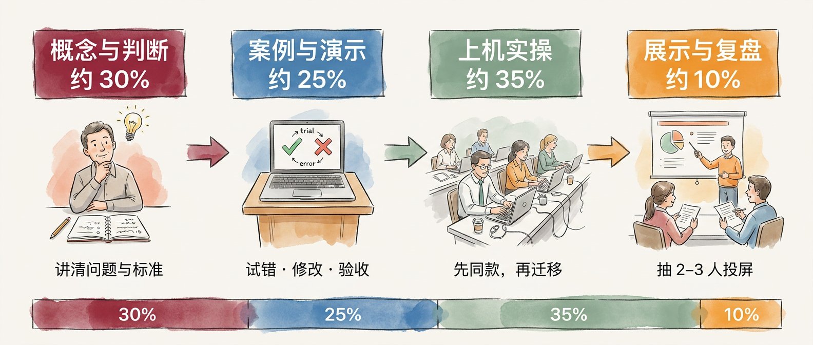 每次课有大体类似的结构