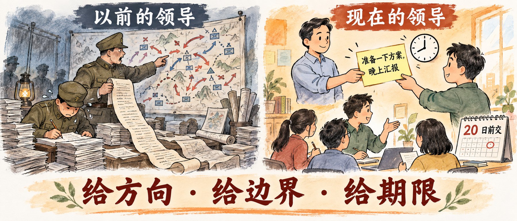 以前的领导 / 现在的领导