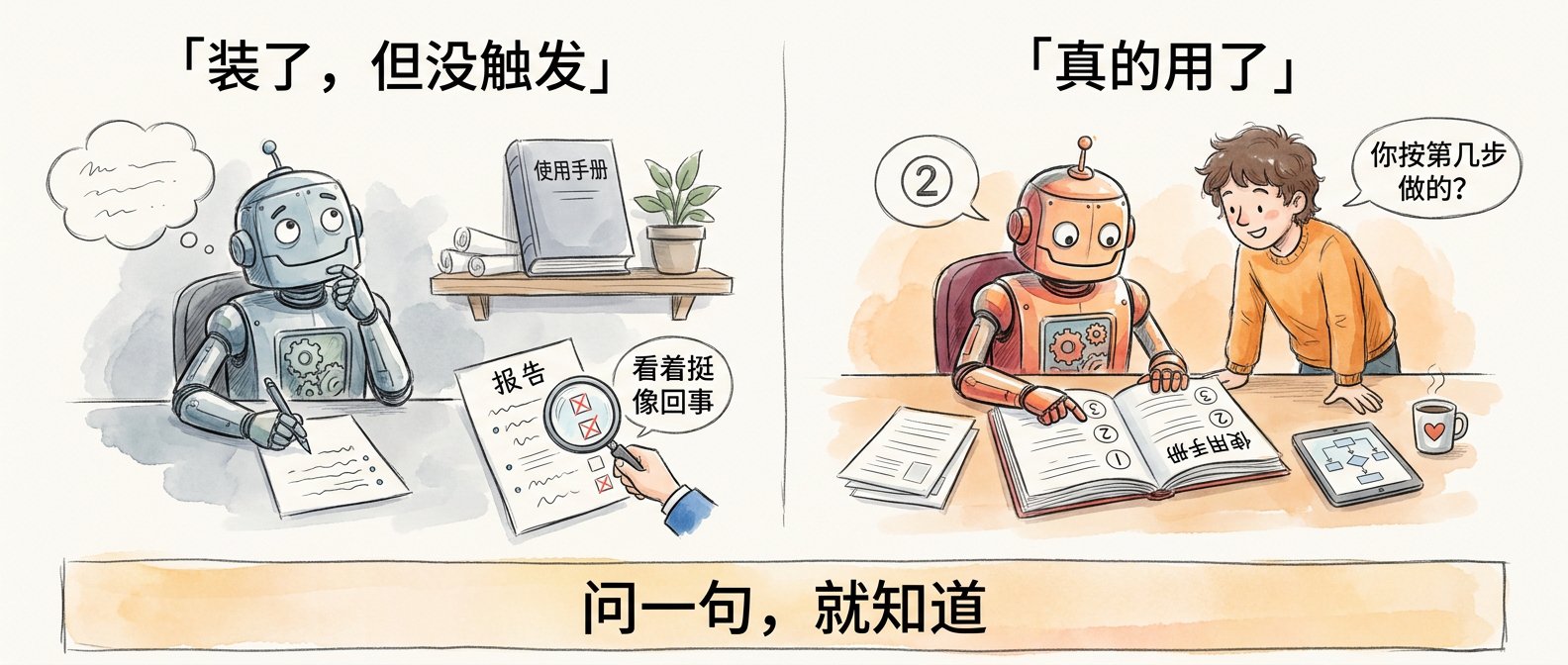 装了 / 用了
