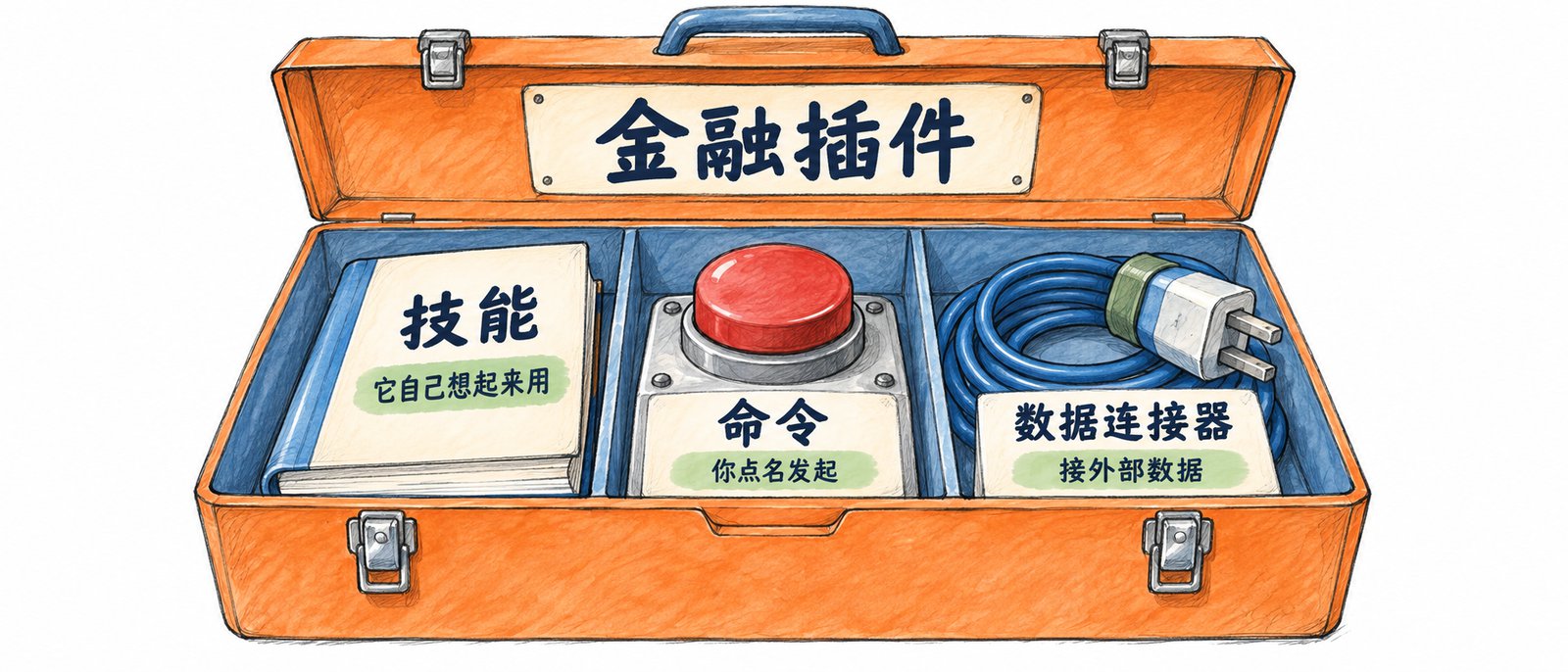 上次课的金融插件工具箱：技能、命令和数据连接器
