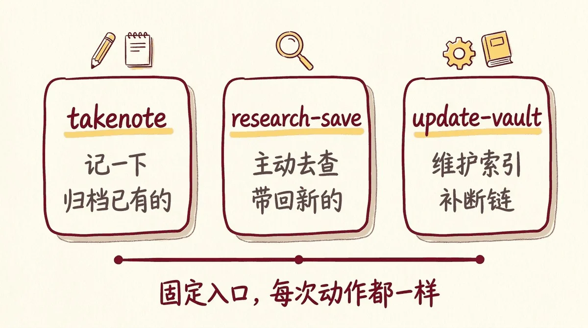 三个配套 Skill